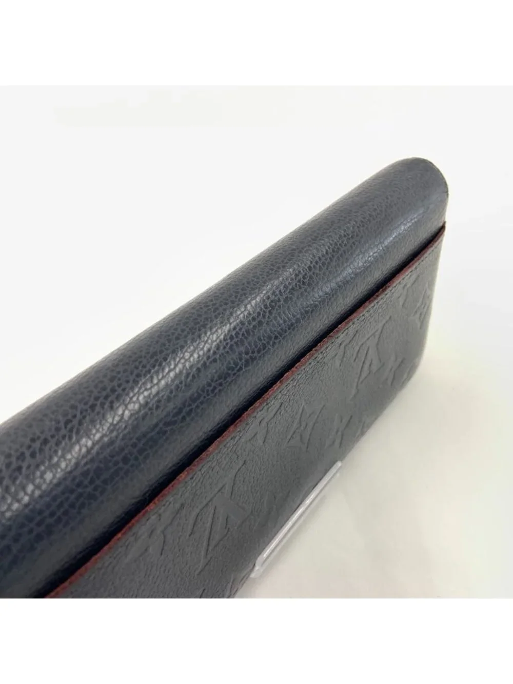 Louis Vuitton Monogram Empreinte Portefeuille Sarah Bifold Wallet Navy